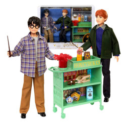 Wizarding Harry Potter i Ron Weasley w pociągu