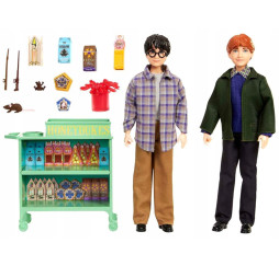 Wizarding Harry Potter i Ron Weasley w pociągu
