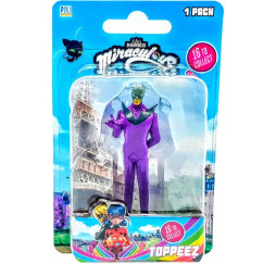 Figurka z bajki Miraculous Biedronka i Czarny kot Hawk Moth Władca Ciem Jastrząb 7cm PMI